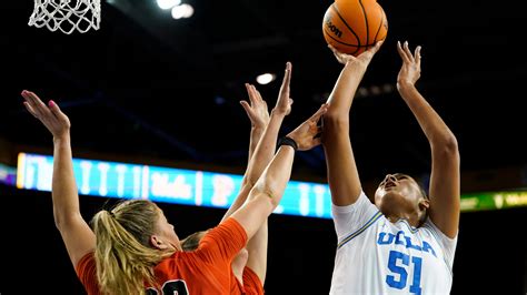 Lauren Betts and Charisma Osborne lift No. 3 UCLA over Princeton 77-74